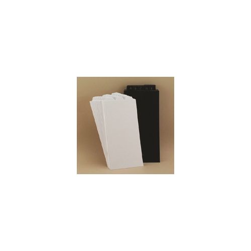 Registration Bucket A-Z Tab Inserts, Black